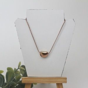 Stainless steel Bean pandent necklace